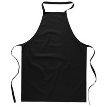 Delantal de cocina de algodón 180 g/m² Negro