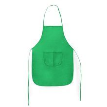 Delantal Corto Non-Woven con Bolsillo Verde