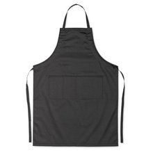 Delantal de cocina ajustable fitted kitab Negro