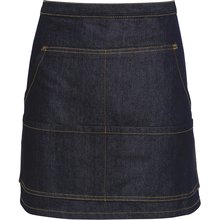 Delantal denim de sarga Azul