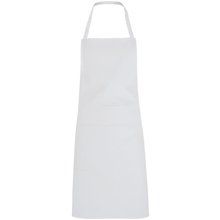 Delantal Largo de Sarga para Cocina Blanco UNICA