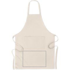 Delantal de Cocina Algodón Orgánico | FRONT BELOW POCKET