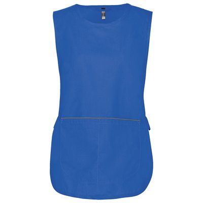 Delantal con bolsillo grande Light Royal Blue XXL/3XL