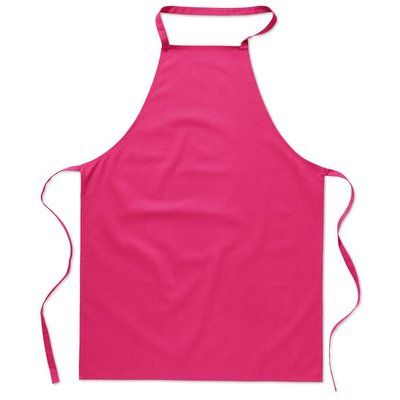 Delantal de cocina de algodón 180 g/m² Fucsia