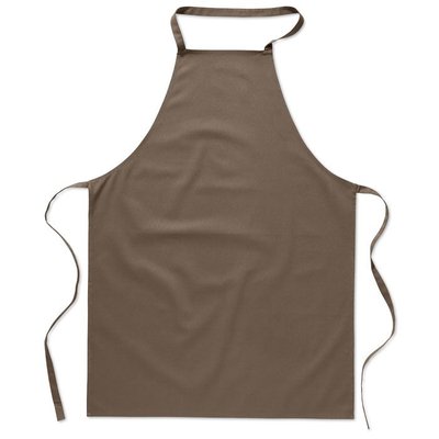 Delantal de cocina de algodón 180 g/m² Gris Claro