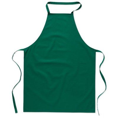 Delantal de cocina de algodón 180 g/m² Verde