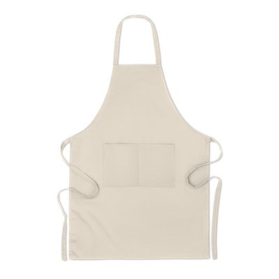 Delantal de Cocina Algodón Orgánico Beige