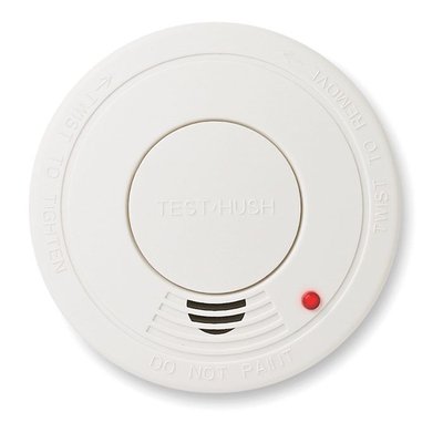 Detector de Humo con Luz Roja