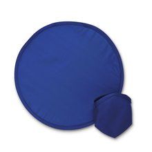 Disco Volador de Nylon Plegable Azul