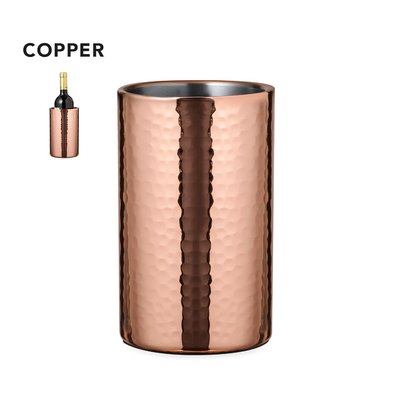 Enfriador de acero inox con recubrimiento de cobre 1L