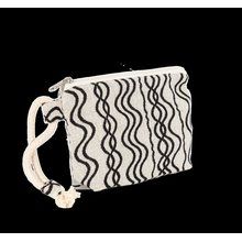 Estuche reciclado de jacquard Waved Black