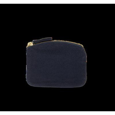 Estuche de algodón canvas con cremallera Navy M