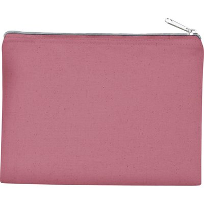 Estuche de algodón canvas mediano Rosa