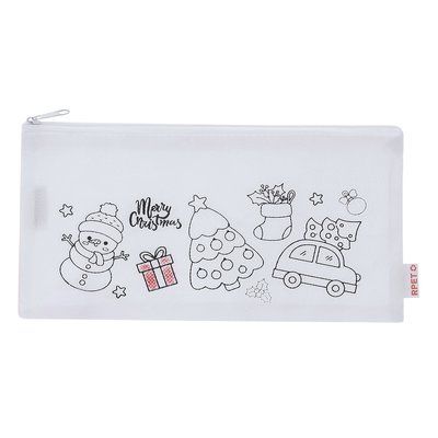 Estuche navideño para colorear Bla