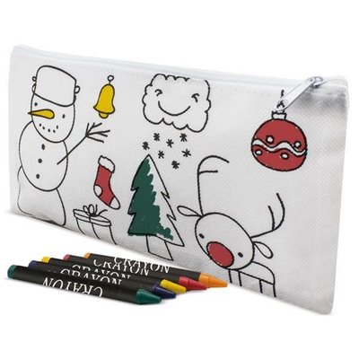 Estuche Non Woven Navideño con Ceras