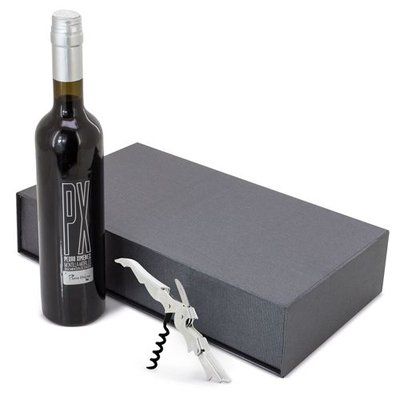 Estuche con Vino 50cl y Bolígrafo