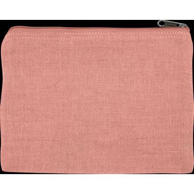 Estuche de yute y algodón Dusty Pink