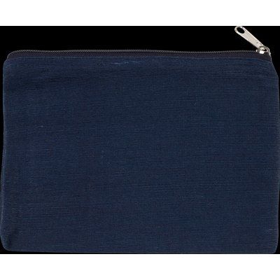 Estuche de yute y algodón Midnight Blue