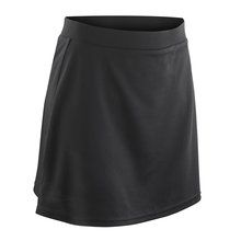 Falda-short de poliéster Negro L