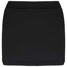 Falda de tenis con short interior Negro S