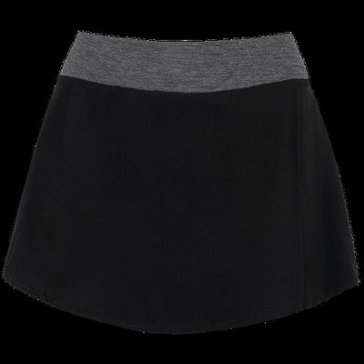 Falda con short Black / Marl Dark Grey XS