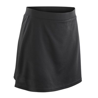 Falda-short de poliéster Black S