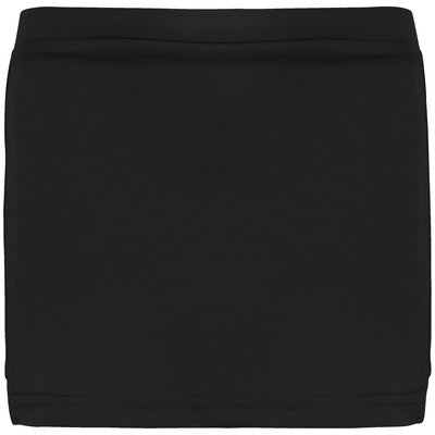 Falda de tenis niña con short Negro 10/12 ans