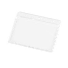 Funda acreditación horizontal PVC Transparente