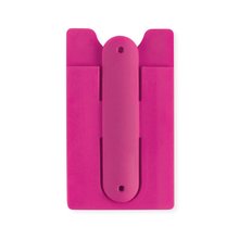 Funda multiusos, tarjetero y soporte para móvil Fucsia