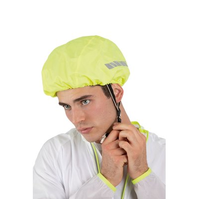 Funda casco reflectante impermeable