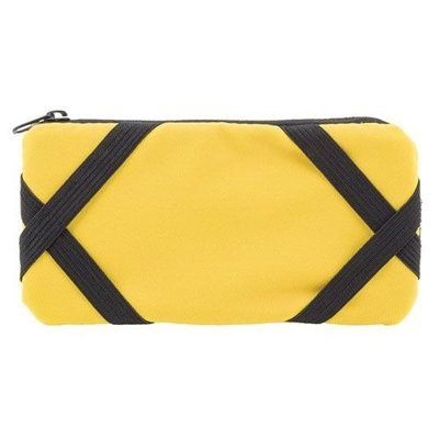 Funda Móvil Running con Monedero Amarillo