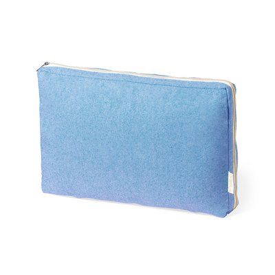 Funda Portátil 15'' Algodón Azul