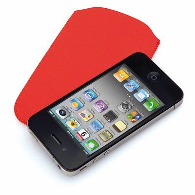 Funda smartphone de microfibra con velcro