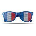 Gafas personalizadas con bandera en las lentes Azul Royal