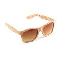 Gafas de sol de imitación madera UV400 Marrón Claro