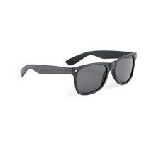 Gafas de sol con montura de aspecto a madera envejecida Gris