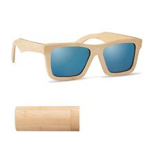 Gafas de Sol UV400 de Bambú Marrón