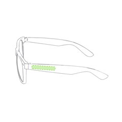 Gafas de sol personalizadas con protección UV400 | En la patilla izquierda | 40 x 6