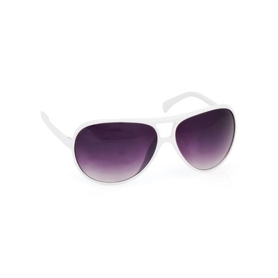 Gafas Aviador UV400 Ahumadas Blanco