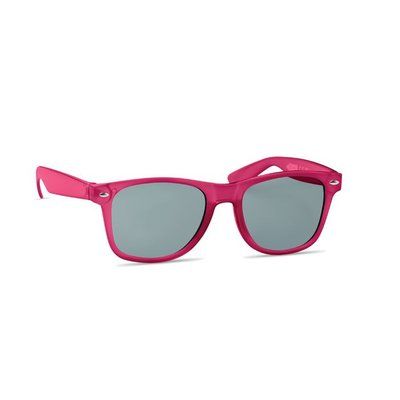 Gafas RPET UV400 Clásicas Fucsia Transparente