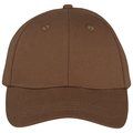 Gorra 100% algodón orgánico unisex Dark camel