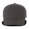 Gorra 6 paneles algodón DARK GREY