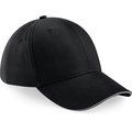 Gorra de 6 paneles Black / Graphite Grey