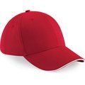 Gorra de 6 paneles Classic Red / White