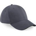 Gorra de 6 paneles Graphite Grey / Black