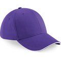 Gorra de 6 paneles Purple / White