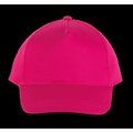 Gorra ajustable mediante tira autoadhesiva Fuchsia