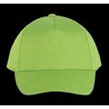 Gorra ajustable mediante tira autoadhesiva Lime