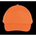 Gorra ajustable mediante tira autoadhesiva Orange