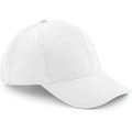 Gorra de algodón 6 paneles White